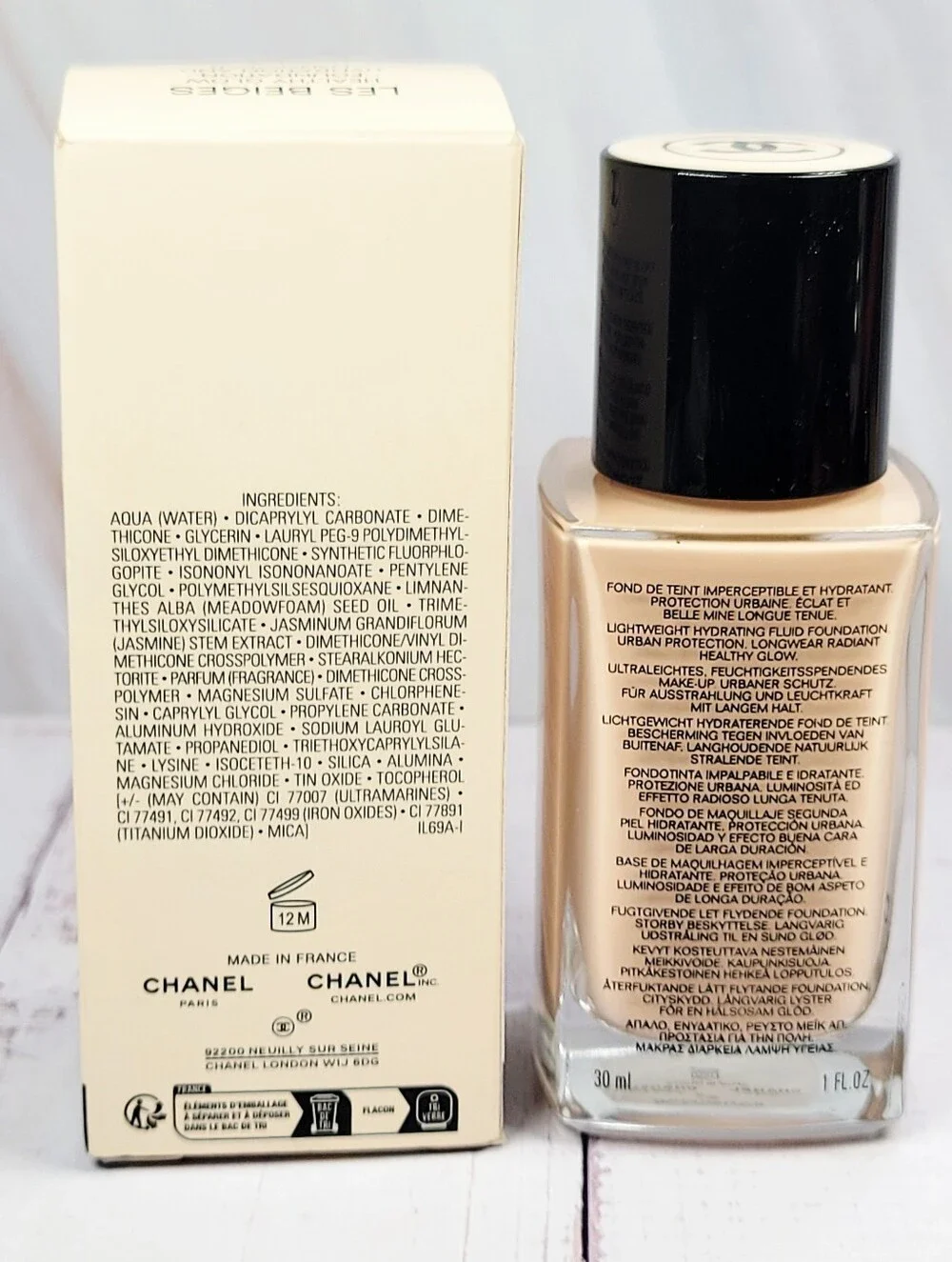 Chanel Les Beiges Healthy Glow Foundation BR12 BNIB
